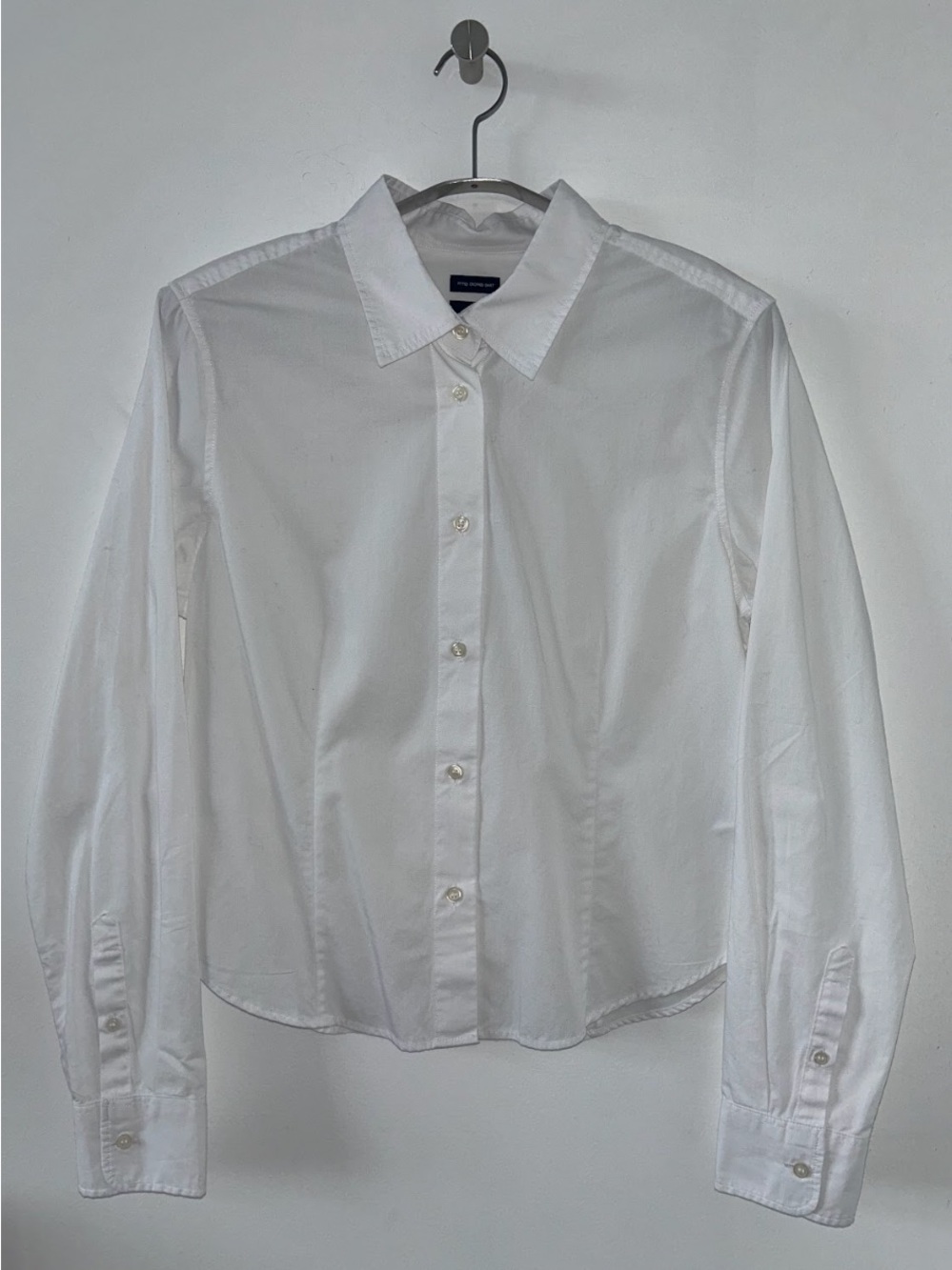 GAP White Women’s Fitted Button-down/corset Dress Shirt